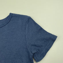 Load image into Gallery viewer, Boys Kids &amp; Co, blue waffle t-shirt / top, GUC, size 4-6,  