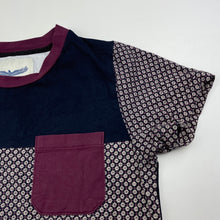 Load image into Gallery viewer, Boys PLOT, navy floral stretchy t-shirt / top, GUC, size 5,  