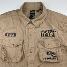 Load image into Gallery viewer, Boys Piping Hot, lightweight cotton short sleeve shirt, poppers, GUC, size 14,  
