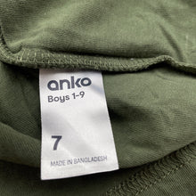 Load image into Gallery viewer, Boys Anko, khaki cotton t-shirt / top, GUC, size 7,  