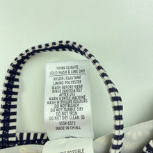 Load image into Gallery viewer, Girls Target, navy &amp; white swim one-piece, FUC, size 6,  