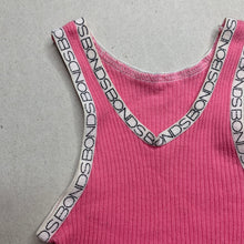 Load image into Gallery viewer, Girls Bonds, pink ribbed cotton singlet top, GUC, size 00,  