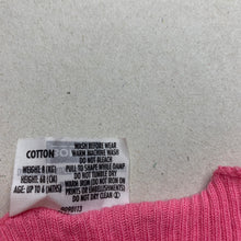 Load image into Gallery viewer, Girls Bonds, pink ribbed cotton singlet top, GUC, size 00,  