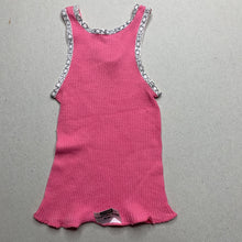 Load image into Gallery viewer, Girls Bonds, pink ribbed cotton singlet top, GUC, size 00,  