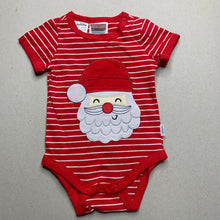 Load image into Gallery viewer, unisex Sprout, cotton Christmas bodysuit / romper, EUC, size 000,  