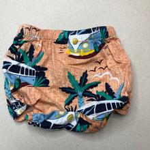 Load image into Gallery viewer, unisex Peter Alexander, lightweight cotton shorts, elasticated, combi van, EUC, size 0000,  