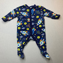 Load image into Gallery viewer, unisex Dymples, cotton coverall / romper, space, FUC, size 0000,  