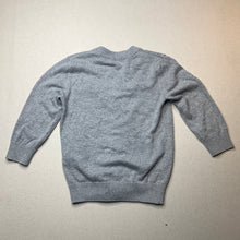Load image into Gallery viewer, unisex Lily &amp; Dan, grey knitted cotton cardigan / sweater, EUC, size 1,  
