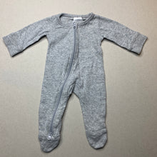 Load image into Gallery viewer, unisex Target, pointelle organic cotton zip coverall / romper, EUC, size 00000,  