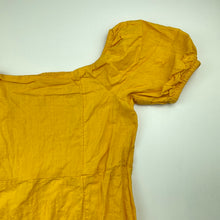 Load image into Gallery viewer, Girls Anko, yellow cotton casual dress, EUC, size 12, L: 68cm