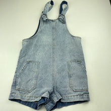 Load image into Gallery viewer, Girls Breakers, blue denim overalls / shortalls, GUC, size 7,  