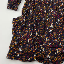 Load image into Gallery viewer, Girls Mango, lightweight floral long sleeve dress, GUC, size 4, L: 53cm
