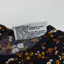 Load image into Gallery viewer, Girls Mango, lightweight floral long sleeve dress, GUC, size 4, L: 53cm