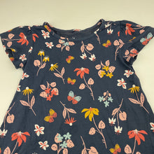 Load image into Gallery viewer, Girls Anko, floral cotton casual dress, GUC, size 4, L: 48cm at front