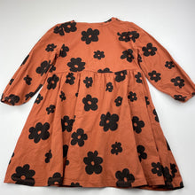 Load image into Gallery viewer, Girls Mango, floral long sleeve casual dress, GUC, size 4, L: 54cm
