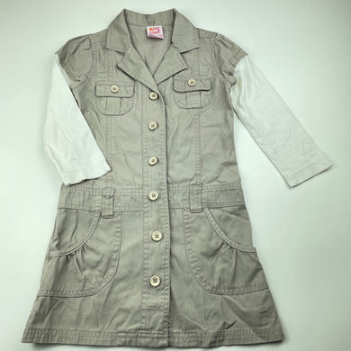 Girls Kids Stuff, cotton casual dress, GUC, size 4, L: 55cm