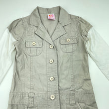 Load image into Gallery viewer, Girls Kids Stuff, cotton casual dress, GUC, size 4, L: 55cm
