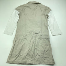 Load image into Gallery viewer, Girls Kids Stuff, cotton casual dress, GUC, size 4, L: 55cm