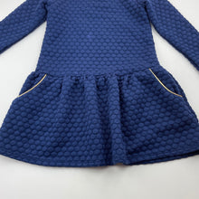Load image into Gallery viewer, Girls Target, soft feel casual long sleeve dress, EUC, size 3, L: 49cm