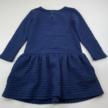 Load image into Gallery viewer, Girls Target, soft feel casual long sleeve dress, EUC, size 3, L: 49cm