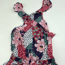 Load image into Gallery viewer, Girls Milkshake, lightweight floral summer playsuit, GUC, size 3,  
