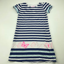 Load image into Gallery viewer, Girls Mango, stretchy casual dress, wash fade, FUC, size 6, L: 59cm