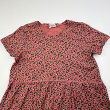 Load image into Gallery viewer, Girls Cotton On, animal print cotton casual dress, EUC, size 6, L: 58cm