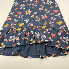 Load image into Gallery viewer, Girls Anko, floral cotton casual dress, EUC, size 6, L: 52cm at front