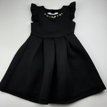 Load image into Gallery viewer, Girls Ollie's Place, black party / formal dress, EUC, size 4, L: 56cm