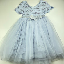 Load image into Gallery viewer, Girls Cotton On, tulle party dress, unicorns, GUC, size 6, L: 63cm