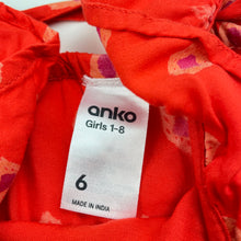 Load image into Gallery viewer, Girls Anko, lightweight casual summer dress, EUC, size 6, L: 62cm