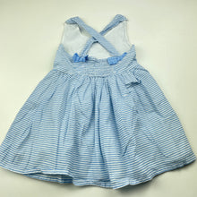 Load image into Gallery viewer, Girls H&amp;T, lined lightweight cotton summer dress, GUC, size 1, L: 42cm