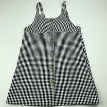 Load image into Gallery viewer, Girls Cotton On, black &amp; white check casual dress, EUC, size 4, L: 56cm