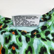 Load image into Gallery viewer, Girls Mango, stretchy long sleeve animal print dress, EUC, size 4, L: 53cm