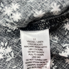 Load image into Gallery viewer, Girls Target, floral viscose/linen summer dress, EUC, size 12, L: 76cm