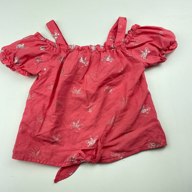 Girls Penelope Mack, lightweight tie front summer top, FUC, size 4,  