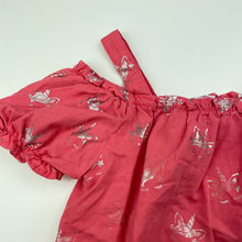 Load image into Gallery viewer, Girls Penelope Mack, lightweight tie front summer top, FUC, size 4,  