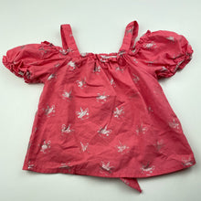 Load image into Gallery viewer, Girls Penelope Mack, lightweight tie front summer top, FUC, size 4,  