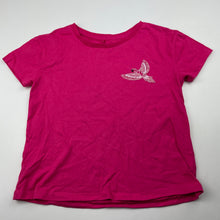 Load image into Gallery viewer, Girls Anko, pink cotton t-shirt / top, bird, GUC, size 7,  