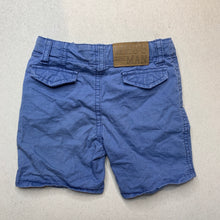 Load image into Gallery viewer, Boys Target, blue cotton shorts, adjustable, FUC, size 000,  