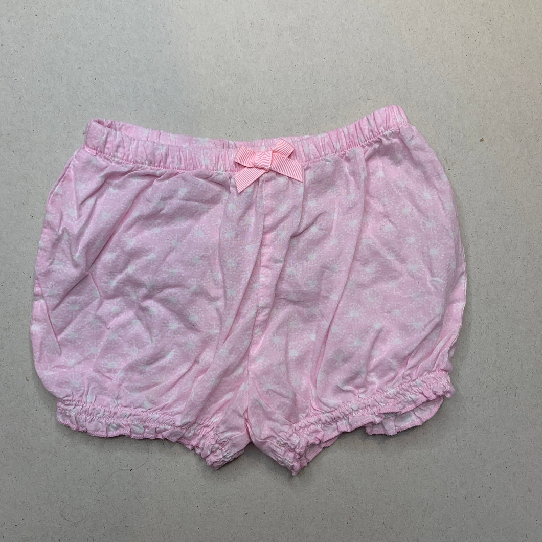 Girls Target, lightweight cotton bloomers / shorts, EUC, size 00,  