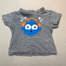 Load image into Gallery viewer, Boys Baby Berry, grey marle t-shirt / top, FUC, size 000,  