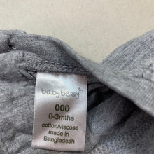 Load image into Gallery viewer, Boys Baby Berry, grey marle t-shirt / top, FUC, size 000,  