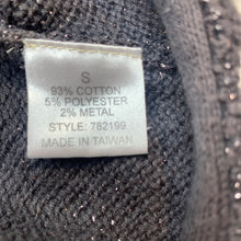 Load image into Gallery viewer, Girls Cotton On, grey metallic knitted bolero cardigan, FUC, size 1-2,  