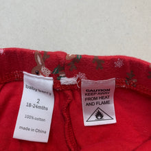 Load image into Gallery viewer, Girls Baby Berry, cotton Christmas pyjama shorts, FUC, size 2,  