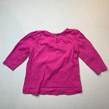 Load image into Gallery viewer, Girls Mango, pink cotton long sleeve top, GUC, size 1,  