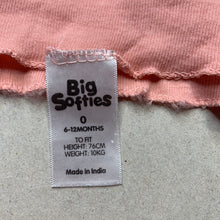 Load image into Gallery viewer, Girls Big Softies, pink cotton singlet top, GUC, size 0,  