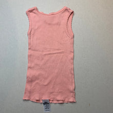Load image into Gallery viewer, Girls Big Softies, pink cotton singlet top, GUC, size 0,  