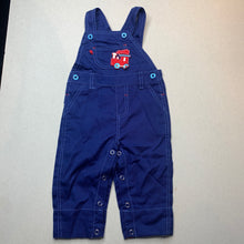 Load image into Gallery viewer, Boys Blue Sky, lightweight cotton overalls / dungarees, GUC, size 0,  