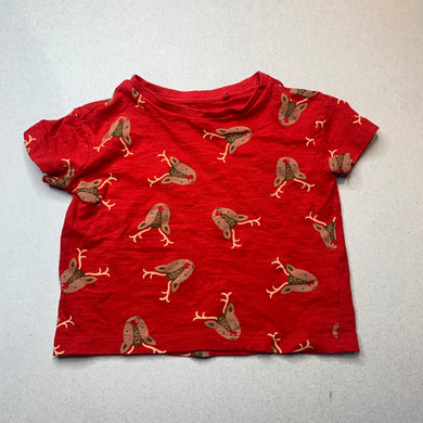 unisex Anko, cotton Christmas t-shirt / top, EUC, size 1,  